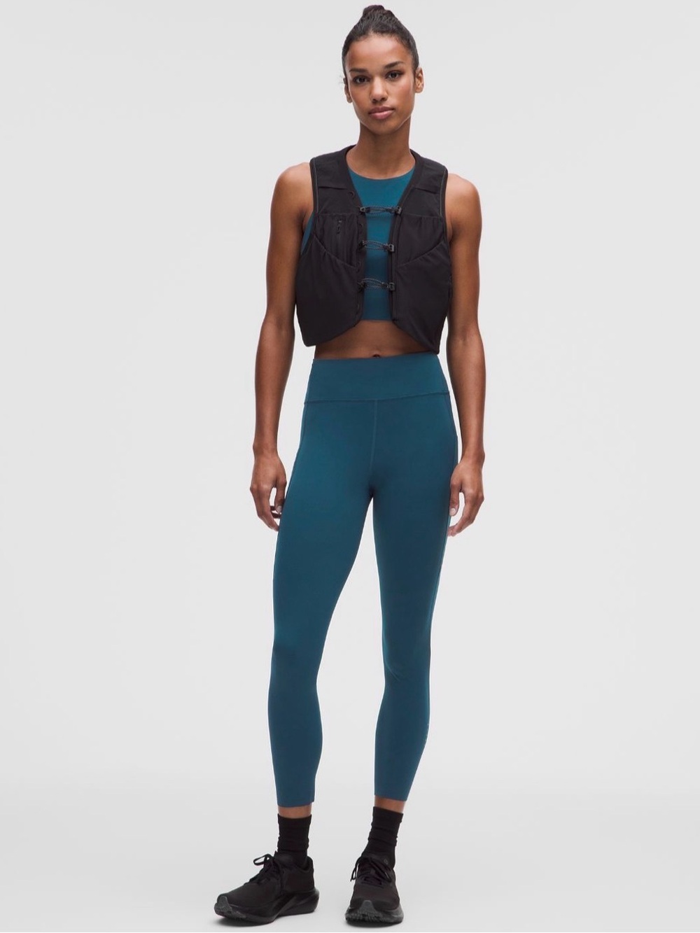 Fast and Free teal High-Waist Active Leggings - Women